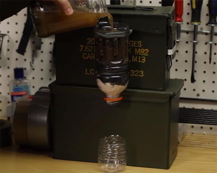 Šema pravljenja filtera za vodu od jednostavnih materijala