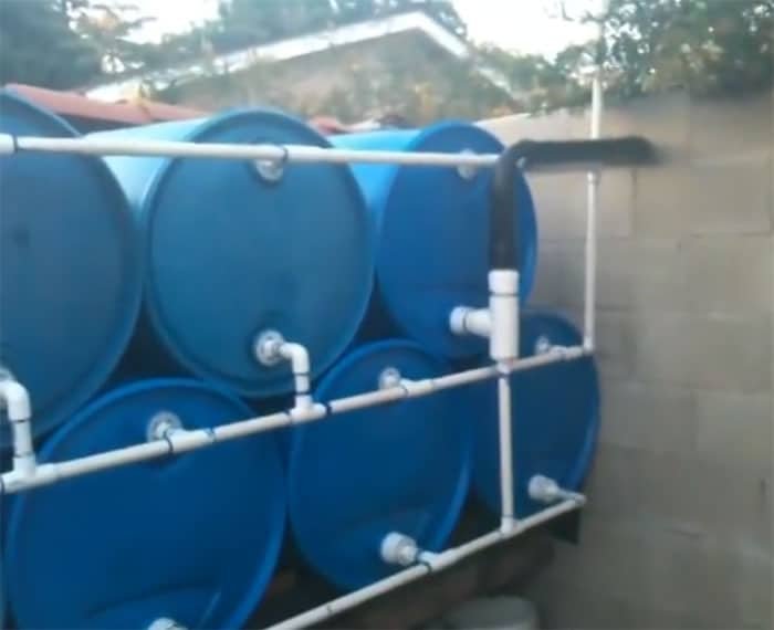 Kompletna postavka sistema za sakupljanje kišnice