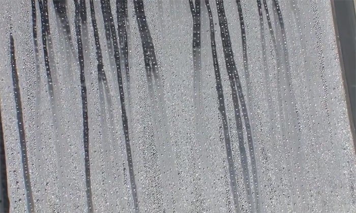 Šema rada solarnog prečišćivača vode