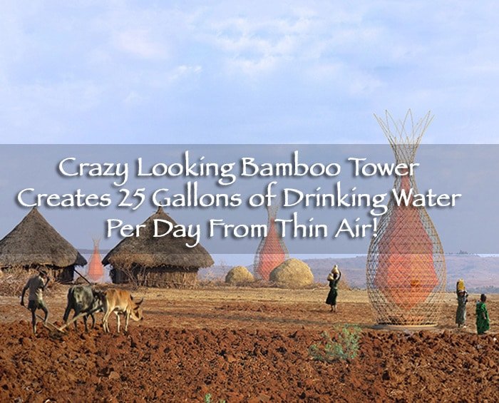 WarkaWater toranj od bambusa sa specijalnom tkaninom