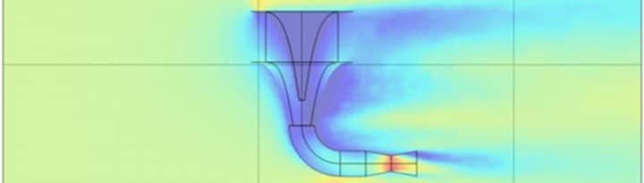 Dijagram Sheerwind tornja sa generatorom na zemlji